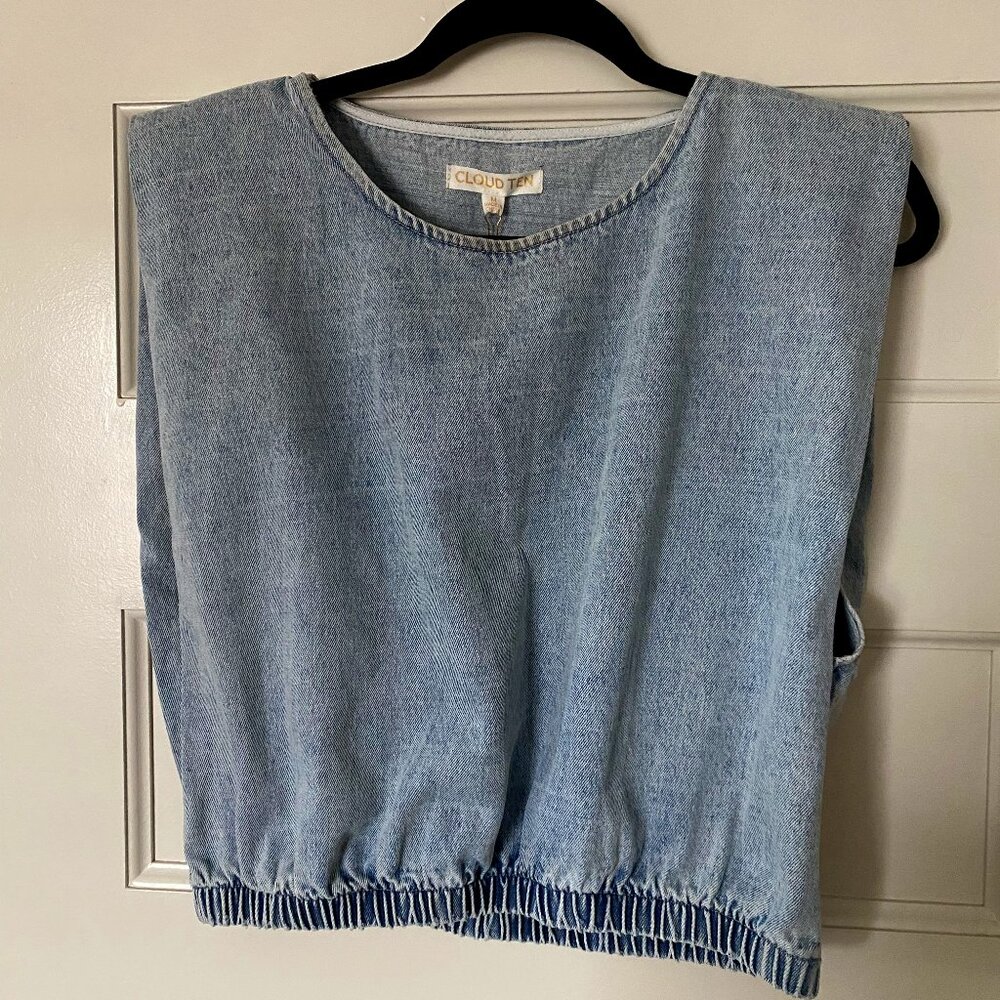 Boxy Denim Top